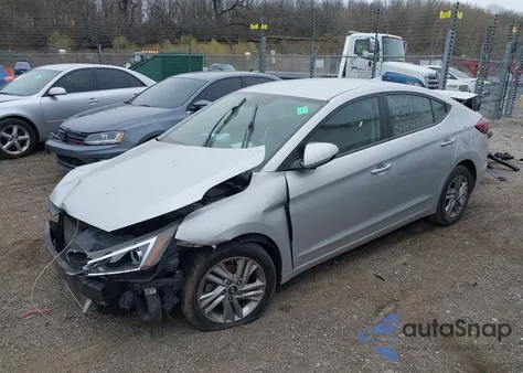 2020 Hyundai Elantra Sel из США, поврежденный, VIN 5NPD84LF6LH535018